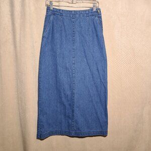 Women's skirt Color blue Size 28x35 Talbots 1687